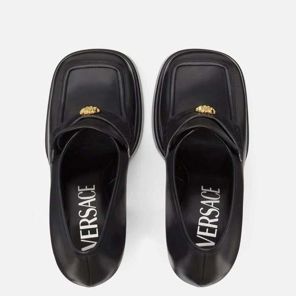 VERSACE AEVITAS PLATFORM LOAFERS IT 39 - Picture 9 of 10